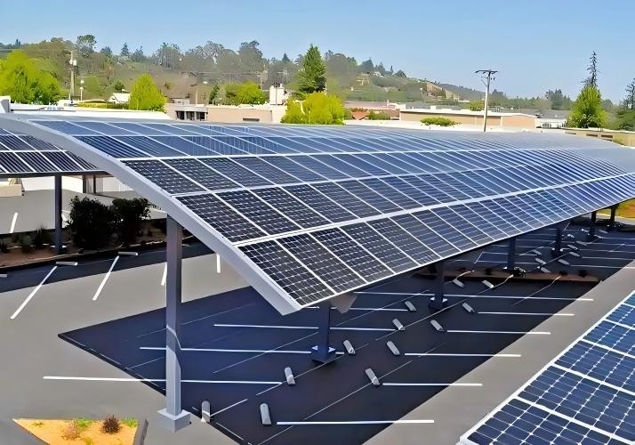 泰安市光伏發電車棚廠家-泰安太陽能光伏發電車棚-泰安車棚廠家